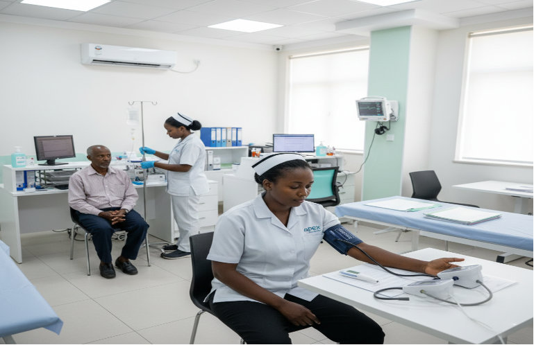 Professional Nursing Services at Apex Clinic Addis Ababa - Patient Care